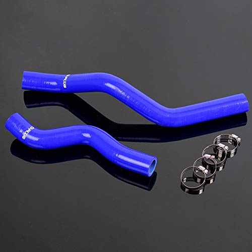 PIT66 Silicone Radiator Hose Kit Fit Honda Civic D17 1.7L 2001-2005 Blue - color: Blue, size: 2 Pcs