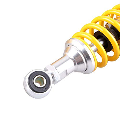 11" 280mm A Pair Rear Adjustable Air Shock Absorbers eye to eye 50-110cc Yellow - color: Yellow, size: 280MM