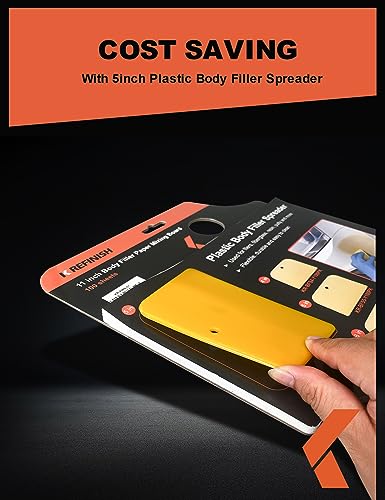 KREFINISH Body Filler Mixing Board Disposable Paper Mixing Board Sheets, Superior Mixing Pad for Contamination Free Body Filler Mixing, 100Pcs Solvent Resistant Tear-Off Quick-Mixing Papers - size: 11inch