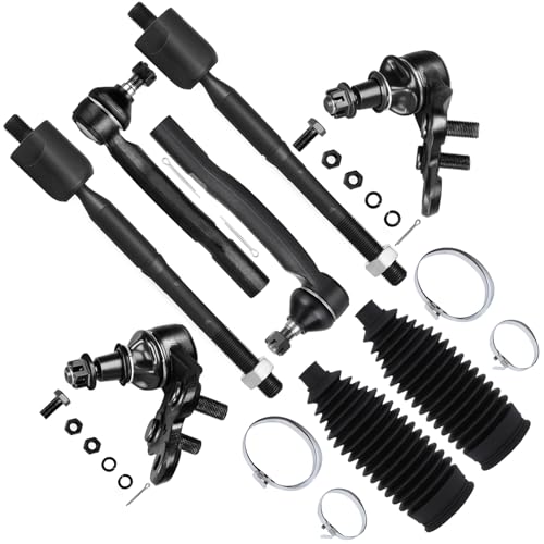 SCITOO 8pcs Front Tie Rod Kit for Toyota for Camry 2002-2006, Solara 04-08