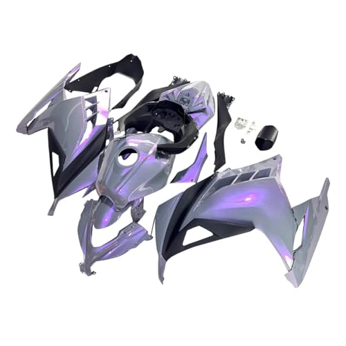 US STOCK Pink Gray Chameleon Fairing Fit for Kawasaki Ninja 2013-2017 EX300 - color: 020 Pink Gray Chameleon