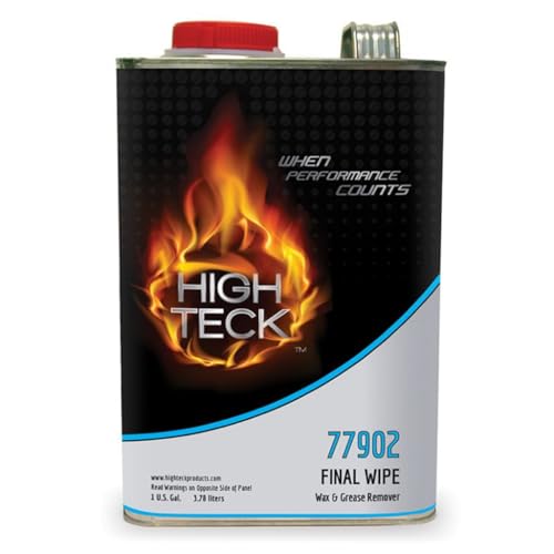 High Teck Products 77902-1 Final Wipe Wax and Grease Remover, 1 gal, Tin