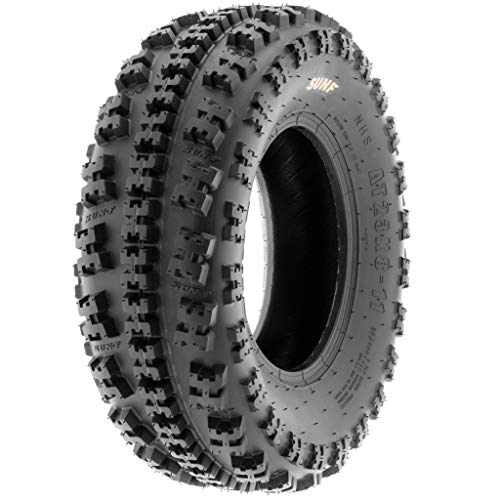 SunF Set 2 ATV Tires 19x7-8 Knobby 19x7x8 Sport Race 6 PR A027 - size: 19x7-8