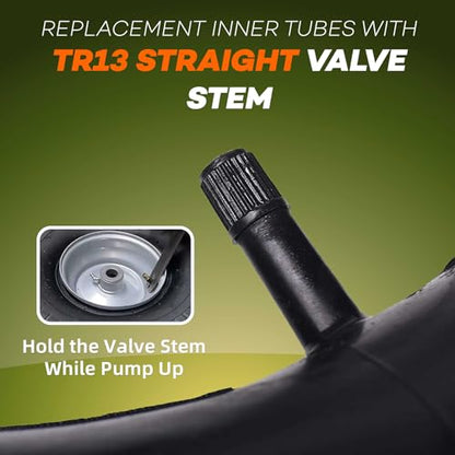 AR-PRO 4.80/4.00-8" Heavy Duty Replacement Inner Tube with TR-13 Straight Valve Stem (4-Pack) - for Wheelbarrows, Mowers, Hand Trucks and More - size: 4.80/4.00-8(TR-13) (Pack of 2)