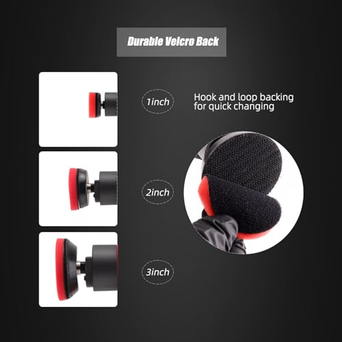 Mini Oribtal Polisher Variable Speed Car Polisher 12V Car Detailing Machine, Rechargeable Batteries, Polisher for Car Detailing Polishing Cleaning