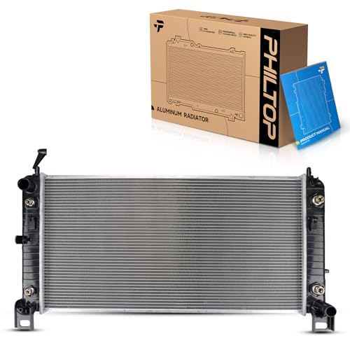 PHILTOP CU2370 Radiator With TOC and EOC 34"Core Compatible With Silverado/Sierra 1500/2500/3500/2500 HD/3500 HD, Avalanche, Suburban, Hummer, Escalade, Tahoe, Yukon - size: 99-13 Silverado 1500 5.3L/4.8L/4.3L/6.0L/6.2