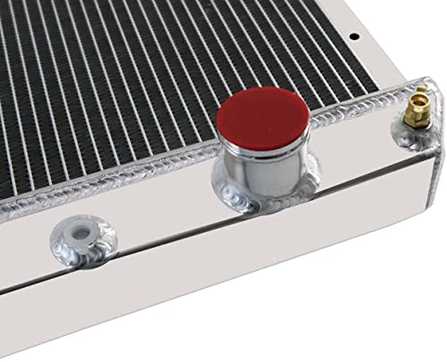 Direct Replacement for 1963-1966 1964 1965 Chevy C10 C20 C30 Pickup Truck V8 Aluminum Radiator (3-Row) (3-Row Radiator) - size: 3-Row