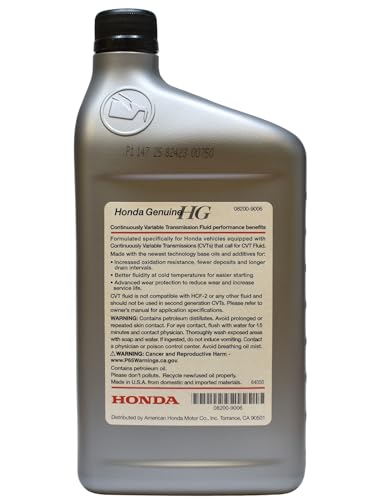 Honda 08200-9006 Continuously Variable Transmission Fluid CVT (1 Quart) (4)