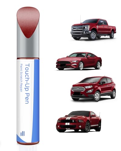 RR Ruby Red Metallic Tricoat Touch Up Paint Compatible with Ford Exact Match–Chips and Nicks Touch Up - color: Ruby Red Metallic(RR) compatible with C-Max/Edge/Escape/Expedition/Explorer/F-150/F-250 Super Duty/F-350 Super Duty/F-450 Super Duty/F-Series/Fe