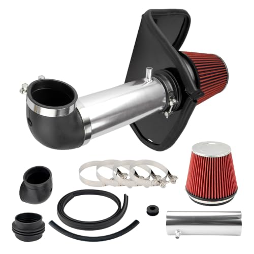 PHILTOP 4" Cold Air Intake Kit Fit for 2008-2010 Dodge Challenger - color: Red, size: 2005-2008 Magnum 5.7/6.1L