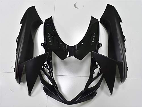 YTL Glossy Matte Black Full Fairing Fit for Suzuki 2011-2026 GSXR 600/750 - color: 018 Glossy Matte Black