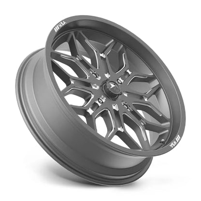 MSA Offroad Wheels MA47 22X7 4X137 GNMTL-MILL 10MM - MA047AX22704810