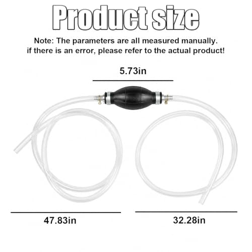 Multifunctional Liquid Siphon Pump, Portable Hand Fuel Transfer Pump
