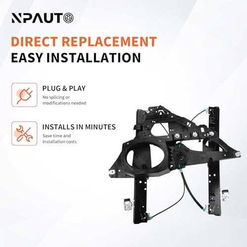 Front Right Power Window Regulator with Panel Without Motor for Expedition - style: Front Passenger Side