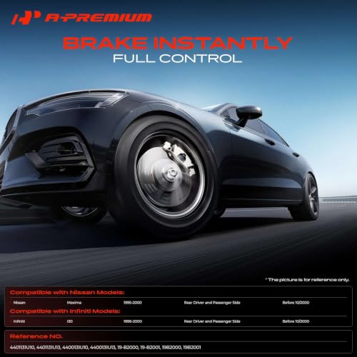 A-Premium Rear Left and Right Side Disc Brake Caliper with Bracket