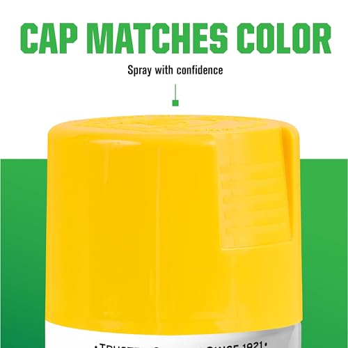 Rust-Oleum Farm & Implement JD Yellow Spray Paint - color: JD Yellow, size: 12 Ounce (Pack of 1)