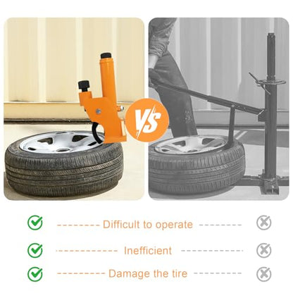 Manual Tire Bead Breaker Tool for Tire Removal, 38"-42" Bead Breaker,Orange