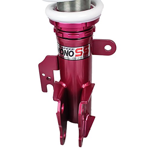 Godspeed MSS0116-B MonoSS Coilover Lowering Kit, Fully Adjustable, Ride Height, Spring Tension And 16 Click Damping, compatible with Lexus RX350 FWD (L10) 2008-13
