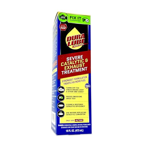 Dura Lube Severe Catalytic and Exhaust Treatment Cleaner Fuel Additive, 16 fl. oz., (PN: HL-402409 PDQ3) - size: 16 Fl Oz (Pack of 1), style: Single