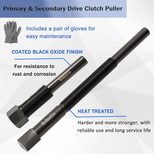 ReluxGo Primary & Secondary Polaris Clutch Puller Removal Tool Fit for Polaris ATV 1985-2009 Replace 2870506 2870903 (OEM Standard Size) - size: 2870506&2870903