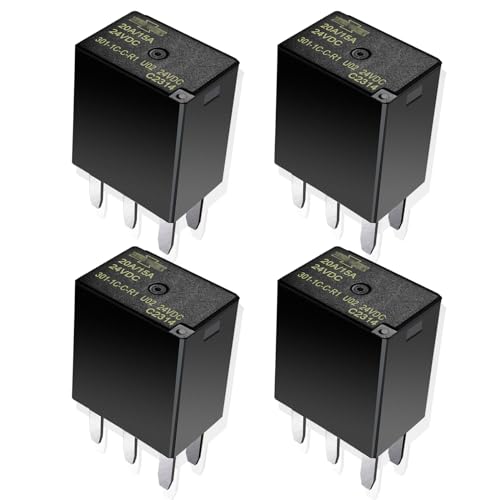 Automotive Purpose Relays 301-1C-C-R1-U02-24VDC 5 PIN (4Pack) - size: 4Pack-24VDC-U02
