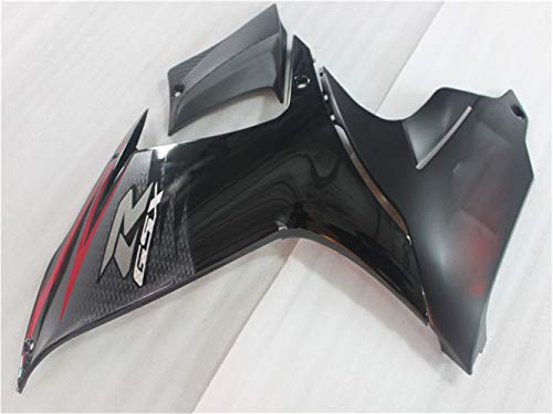 YTL Black Red Full Fairing Fit for Suzuki 2011-2026 GSXR 600/750 - color: 004 Black Red