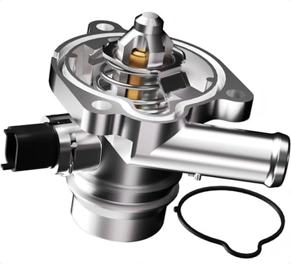 Thermostat Housing Assembly Fit for Chevrolet Buick, OEM 55565336 - size: 1.4L