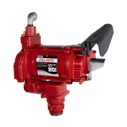 Fill-Rite FR700VN 115V 20 GPM Fuel Transfer Pump (Pump Only Model) | For Gasoline, Diesel, Kerosene, Ethanol Blends, Methanol Blends & Biodiesel up to B20 - size: 1 1/4" Inlet - 3/4" Outlet, style: 115V 3/4" Pump Only