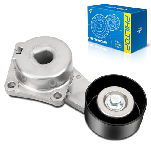 PHILTOP Belt Tensioner Assembly with Pulley Compatible with Ford F-150, F-250, F-350, F-450, F-550, F-750, E-150, E-250, E-350, E-550, Lincoln Navigator, OE# 419207 - size: for Ford F-150 1997-2001