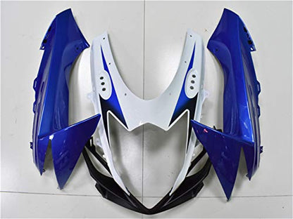 YTL Blue white Full Fairing Fit for Suzuki 2011-2026 GSXR 600/750 - color: 019 Blue white