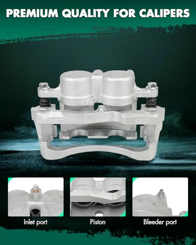 SCITOO - Front Disc Brake Calipers Assembly w/Bracket For Chevy,For GMC - size: Front[18B4817 & 18B4816]