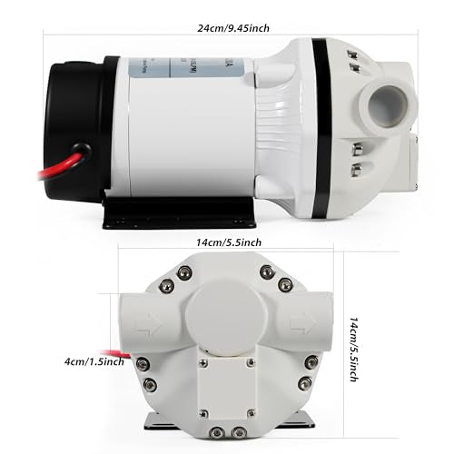 12V DC DEF Transfer Pump, 25PSI Diaphragm Self-Priming Transfer Pump