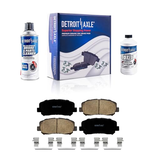 Detroit Axle - Front Ceramic Brake Pads Kit for 2013-2024 Mazda CX-5 - size: 4P42342/Kit