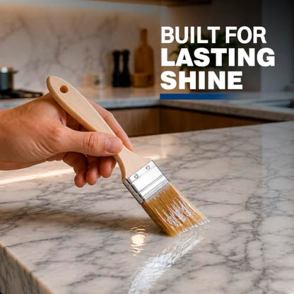 Roberlo Vernicetta Clear Coat - High Gloss Finish for Automotive & Stone Surfaces, Varnish for Polishing Marble & Granite Edges, Automotive Clear Coat Gloss, 1 Liter