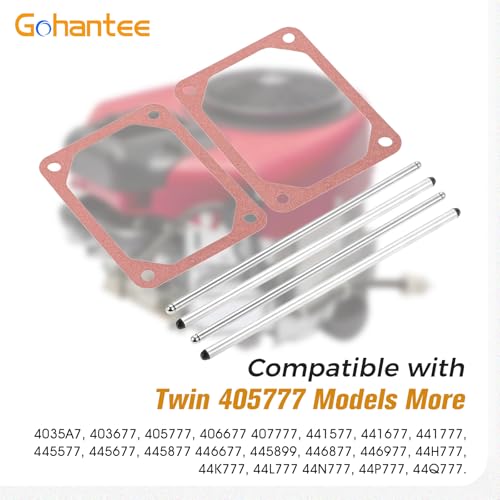 gohantee 2Pack 690981 690982 690971 Push Rod Set with Valve Cover Gasket