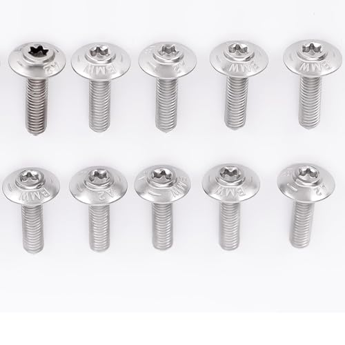 Fairing Bolt Kit, for BMW Motorcycle Body Panel, Windshield & Seat Cowl - size: M5 x 20