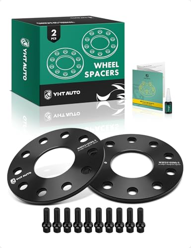 YHTAUTO 5x130 Hub Centric Wheel Spacers 7 mm for Audi, Porsche, Volkswagen - size: 7 MM Thickness, style: 2 PCS