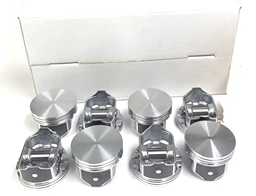 Set of (8) Pistons compatible with 2002-08 GM Chevrolet 6.0L LQ9 LS2 LS Corvette Escalade GTO. Click size needed before adding to Cart! For +.010 over 4.010 Bore diameter.
