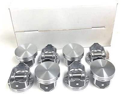 Set of (8) Pistons compatible with 2002-08 GM Chevrolet 6.0L LQ9 LS2 LS Corvette Escalade GTO. Click size needed before adding to Cart! For +.010 over 4.010 Bore diameter.