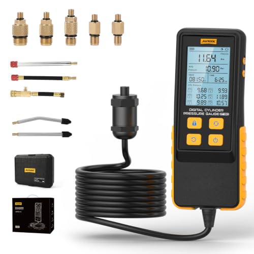 AUTOOL Digital Compression Tester Engine Compression Gauge 0-426PSI Petrol