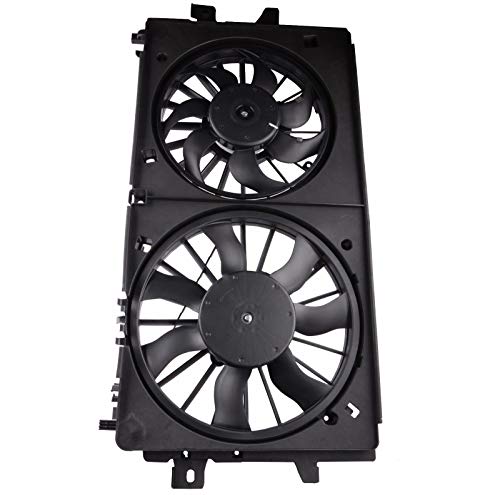 MOSTPLUS Dual Radiator Cooling Fan Assembly Compatible for Chevy Impala Pontiac Grand Prix Buick Replaces 621430 - style: 2006-2013 Chevy Impala