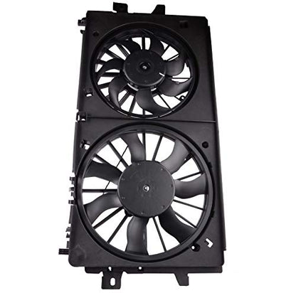 MOSTPLUS Dual Radiator Cooling Fan Assembly Compatible for Chevy Impala Pontiac Grand Prix Buick Replaces 621430 - style: 2006-2013 Chevy Impala