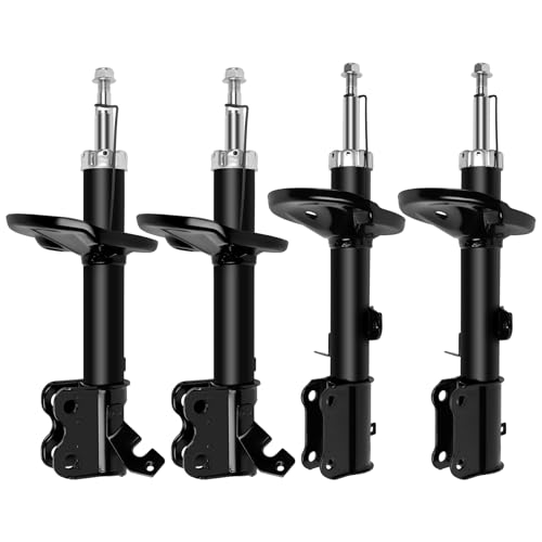 ASAPE Front and Rear Shock Absorbers Struts 4PCS Set Fit for 1998-2002 for Chevrolet Prizm 1992-1997 for Geo Prizm 1993-2002 for Toyota Corolla Replacement 333236 71951 333237 71952