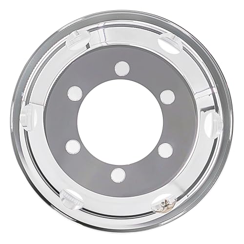 UNIRACING 16" x 5.5" for Sprinter 3500 Van Wheels 6x205mm Forged Aluminum Rims Mirro Polished - 8 Pack - color: Metallic Silver; 8 Pcs, size: 16"x5.5"; Bothside Polished