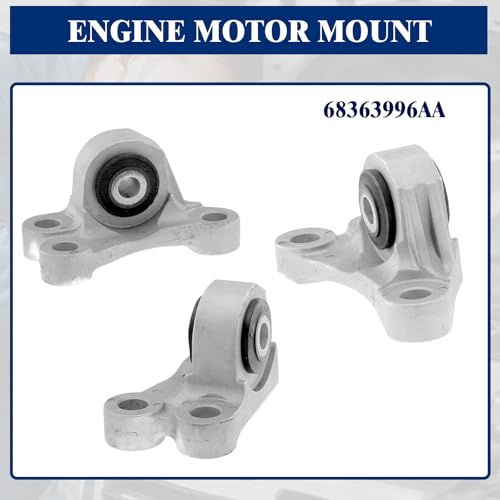Engine & Trans Mount Kit 4PCS for Jeep Renegade 2015-17 & Fiat 500X Vinsyut - color: Jeep Renegade 2015-2017 2.4L