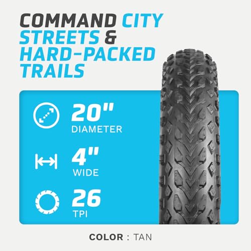 Mission Command E-Bike 타이어 와이어 비즈 - color: 결과 없음, size: 20x4.0