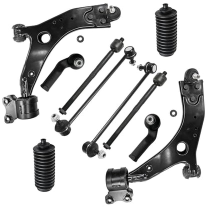 Detroit Axle - 10pc Front End Kit for 08-13 Volvo C30, 06-13 C70, 06-11 V50 - size: 10CS48443/10PC