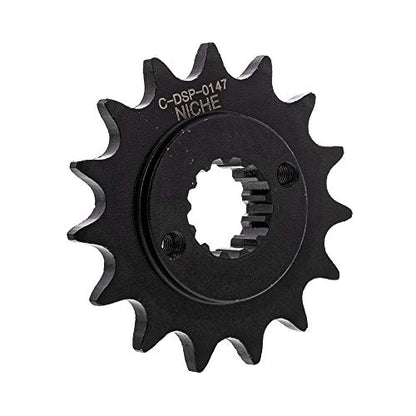 NICHE Drive Sprocket Chain Combo for Kawasaki KLR650 Front 15 Rear 43 Tooth 520V O-Ring 106 Links - size: O-Ring Chain