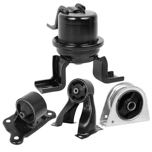 4-Pc Engine Motor Mount Kit Compatible with 02-07 Mitsubishi Lancer 2.0L - size: 2002-2007 Mitsubishi Lancer Auto