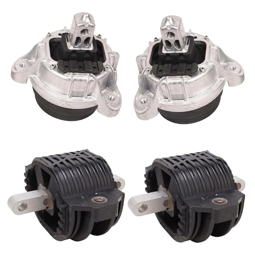 Front & Rear Engine Mount Kit Motor Mount for BMW 2010-2011 528i 2011-2012 740i 740Li - size: For BMW 523i 535i GT 530i 640i GC 730Li 740Li